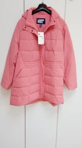 RRP £220UK 2xWomen's Quilted Pink 80%Down 20%Feather Coat Land's End - Picture 1 of 13