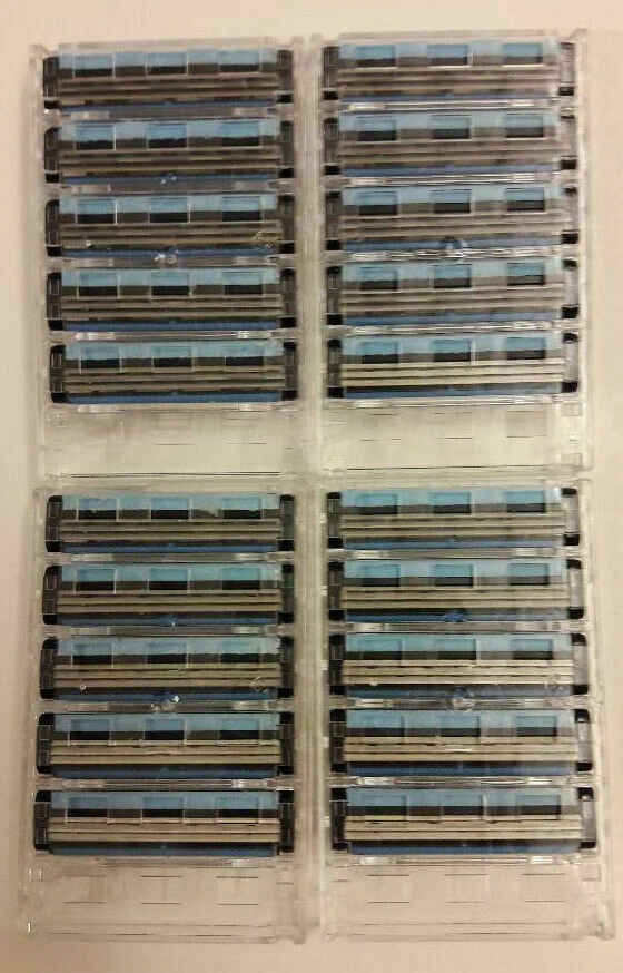 20 PS Tri-Flexxx Rasierklingen , passen auf Gillette Sensor Excel , ohne OVP - Bild 1 von 4