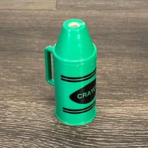 Vintage 1980’s Deka Crayola Crayon Pencil Sharpener Green - Picture 1 of 8