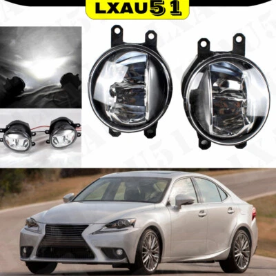 Pair Left+Right Side LED Fog Lamp Light For For Lexus IS250 IS350 2014 2015 - Image 1 of 4