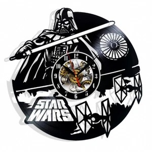Star Wars Darth Vader Vinyl Wall Clock Art Home Room Decor Gift Birthday Holiday - Picture 1 of 5