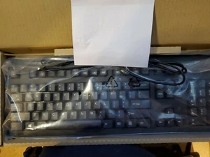 HP Wired USB Keyboard Black KU1156 - Picture 1 of 5