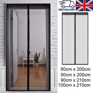 Magic Curtain Door Mesh Magnetic Fastening Mosquito Fly Bug Insect Net Screen - Picture 1 of 17