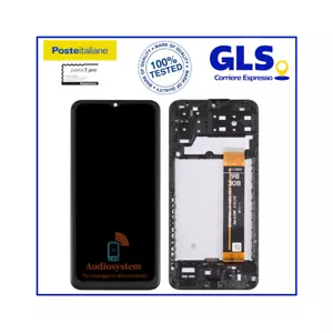 DISPLAY TOUCH +FRAME per SAMSUNG GALAXY A13 4G 2022 SM-A137F SCHERMO VETRO NERO - Imagen 1 de 1