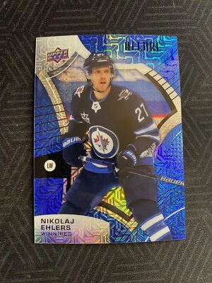 2021-22 Upper Deck Allure Blue Line  /35 Nikolaj Ehlers #91 - Image 1 of 2