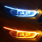 2x Car Accessories Soft Tube LED Strips Daytime Running Light Turn Signal Lamp Fiat Idea