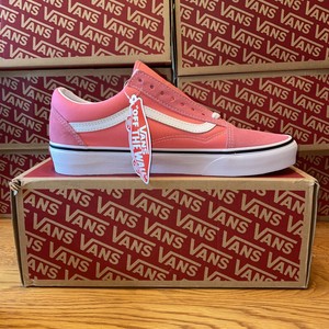 pink van sneakers