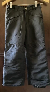 Pantalones de nieve Cherokee juveniles talla mediana 7-8 negros manchas de invierno usados en excelente estado - Imagen 1 de 5