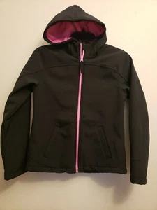 SO girls Large 14 Jacket Hooded Black - Picture 1 of 7