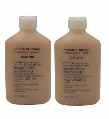 Paquete de 2 champú clarificante mezclado de pollitos limpieza profunda 10 oz aceite de borraja aguacate Foto 1 de 3