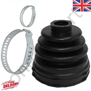 CV Joint Boot Rubber Bellow Cover 2 Clamp Kit For BMW 31607529204 31603450565 - Picture 1 of 10