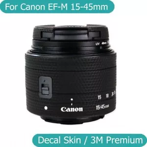 Para Canon EF-M 15-45mm F3.5-6.3 IS STM Calcomanía Recubrimiento Vinilo Envoltura Película Lente Adhesivo - Imagen 1 de 47