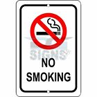 No Smoking - aluminum sign 8x12