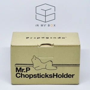 Essstäbchenhalter Mr.P im minimalen Stil von Propaganda, weiße Farbe mit Box - Bild 1 von 6
