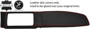 RED STITCH DASH TRIM LEATHER COVERS FOR SCION FR-S FRS SUBARU BRZ 12-19 - Picture 1 of 2
