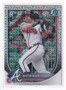 2025 Bowman Austin Riley #25 - Mojo Refractor | Atlanta Braves - Picture 1 of 3