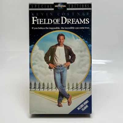 Vtg Sealed Field of Dreams VHS 1999 Kevin Costner Universal Special Edition - Image 1 of 4