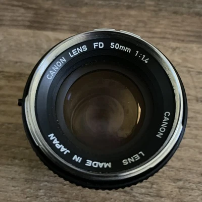 Canon New FD NFD 50mm f/1.4 Standard Lens FD Mount [Near Mint] - Image 1 of 4