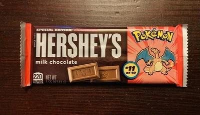Pokémon Edición Especial: Charizard ~ Nueva Barra de Chocolate con Leche Hersheys Foto 1 de 2