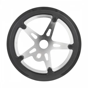 Sunlite 44T Steel Double Chainring for BMX Bikes - 1/2 x 3/32, Black, Durable, - Picture 1 of 2