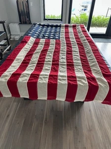 Magnificent Valley Forge Marke große 48 Sterne amerikanische Flagge - 5,5 x 9 Fuß EUC - Bild 1 von 19