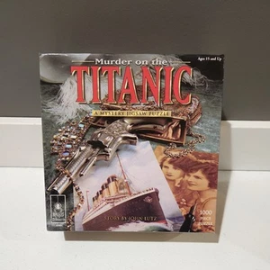 Murder On The Titanic, A Mystery 1000 Piece Jigsaw Puzzle, New-Sealed Box! - Picture 1 of 1