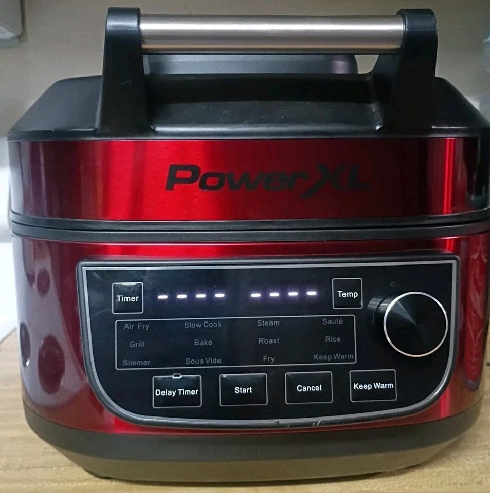 POWER XL Grill Air Fryer Combo 12 In 1, 6 QT Nonstick Model MFC-AF-6 Works Great - Image 1 of 4