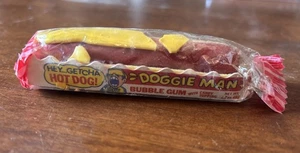 Vintage 1985 Swell DOGGIE MAN Hot Dog Bubble Gum 5.5” New - Picture 1 of 6