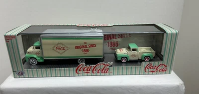 M2 Chase Edition Coca-Cola 1956 Ford Coe Truck & 1956 Ford F-100 Truck - Image 1 of 4