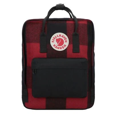 Fjällräven Kanken Re-Wool City Rucksack 35cm #FJR-23330 (red-black) - Bild 1 von 4