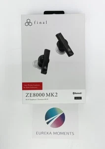 Final ZE8000 MK2 2nd Generation ANC Bluetooth Wireless Earphone Black New - Picture 1 of 8