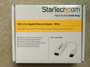 StarTech Part# USB31000SW USB 3.0 to Gigabit Ethernet Adapter - Picture 1 of 5