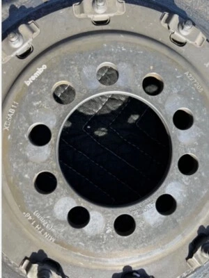 Disco rotor freno ferrari 488 challenge ccm ff f12 Cali delantero trasero 398mm x 38mm Foto 1 de 4