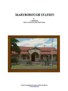 MARYBOROUGH STATION - Cross Stitch Chart - Picture 1 of 2