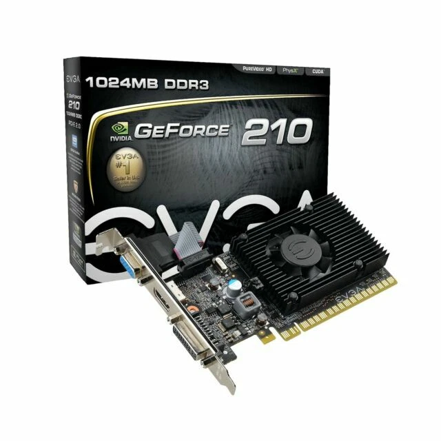 EVGA Nvidia GeForce 1GB DDR3 SDRAM Graphics Card