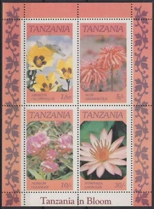 F-EX28731 TANZANIA MNH 1986 FIORI. - Foto 1 di 1