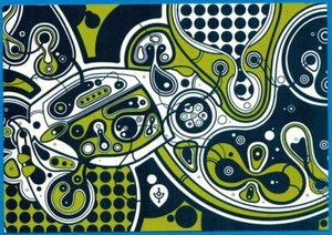 Digital Art by Eugene Kiselev Exhibition Advertisement St.Petersburg 2007 - Picture 1 of 2
