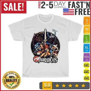 ThunderCats Group Shot Vintage T Shirt Men Fashion 2023 Women T Shirt Short NEW - Picture 1 of 9