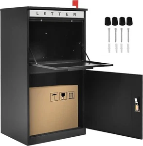 Lockable Parcel Drop Box 18.9x15x35.4 inch Secure Delivery Box w/ Coded Lock - Picture 1 of 8