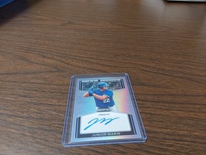 2022 Prizm Draft Picks Baseball Signing Sessions Auto #SS-JM Junior Marin