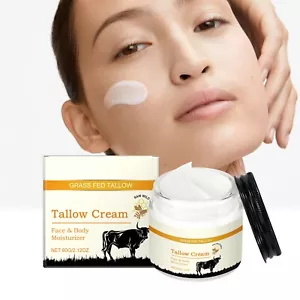 Tallow Honey Balm Face Cream Nourishing Tender Skin Soothing Face Hydrating Balm - Picture 1 of 11