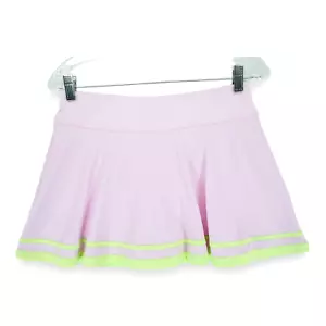 NWT Penguin WOMEN'S RIBBED FLOUNCE TENNIS SKORT Size Small Gelato Pink - Picture 1 of 7