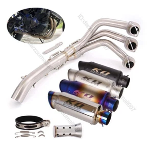 For Yamaha MT-09 Tracer 900 2015-2020 Header Exhaust System Pipe + Tips Muffler - Bild 1 von 15