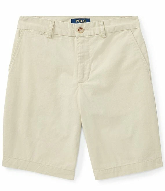 Pantalones Cortos Oxford Ralph Lauren GRIS Niños Frente Plano, EE. UU. 18 Niños Foto 1 de 1