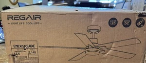 Regair Ceiling Fans with Lights 42-Inch, Remote Control Reversible DC Motors,... - Picture 1 of 7