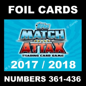 Match Attax 2017/18 17/18 Man of the Match Cards TOPPS 2017/2018 - Imagen 1 de 79