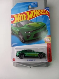 '18 Camaro SS 2022 Hot Wheels Then And Now Edition #4/10. Two Tone Green - Picture 1 of 8
