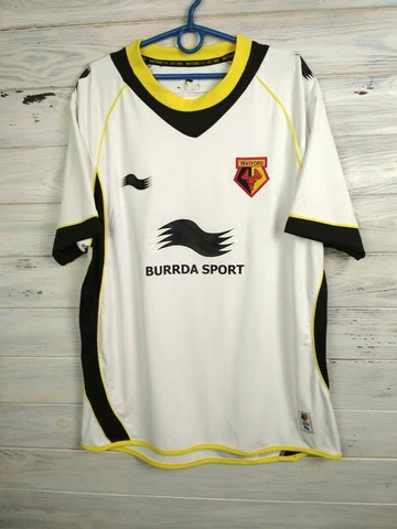 Watford Jersey 2011/12 Away LARGE Shirt Mens Football Soccer Burrda Sport Cover