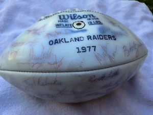 1977 Oakland Raiders Autographed Super Bowl First Team Title Incl. John Madden - Picture 1 of 7
