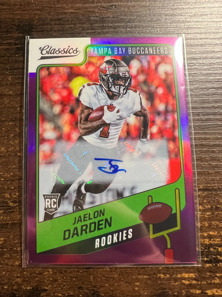 A114,159 -2021 Classics Significant Signatures Purple #183 Jaelon Darden/25 Auto - Image 1 of 1
